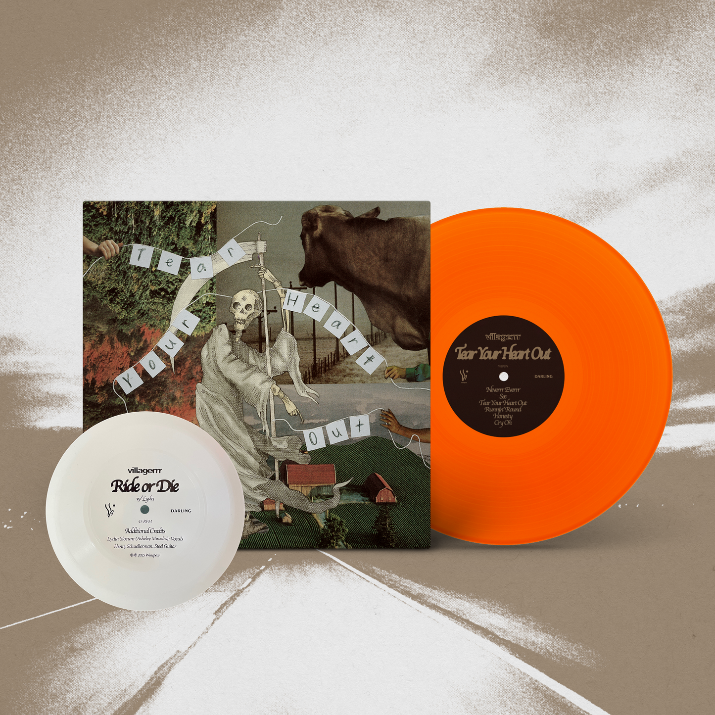 Tear Your Heart Out - Hi-Vis Orange Vinyl