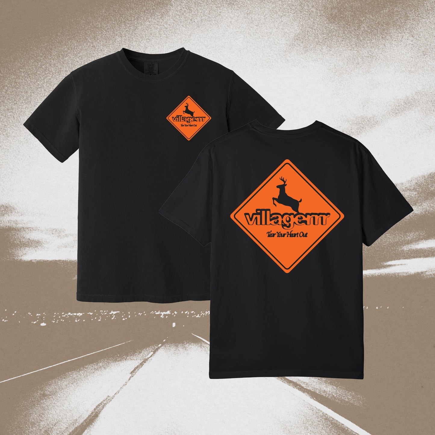 villagerrr - Deer Crossing Tee