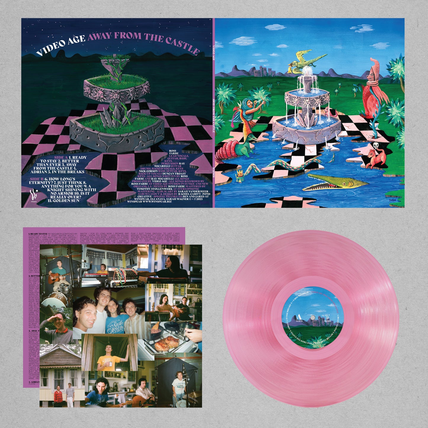 Away From The Castle: "Queen's Tassel" Pink Vinyl