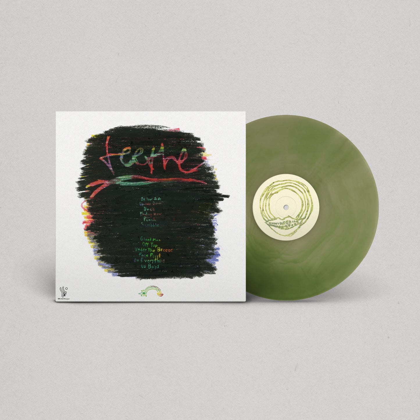 Teethe: Green Geode Vinyl