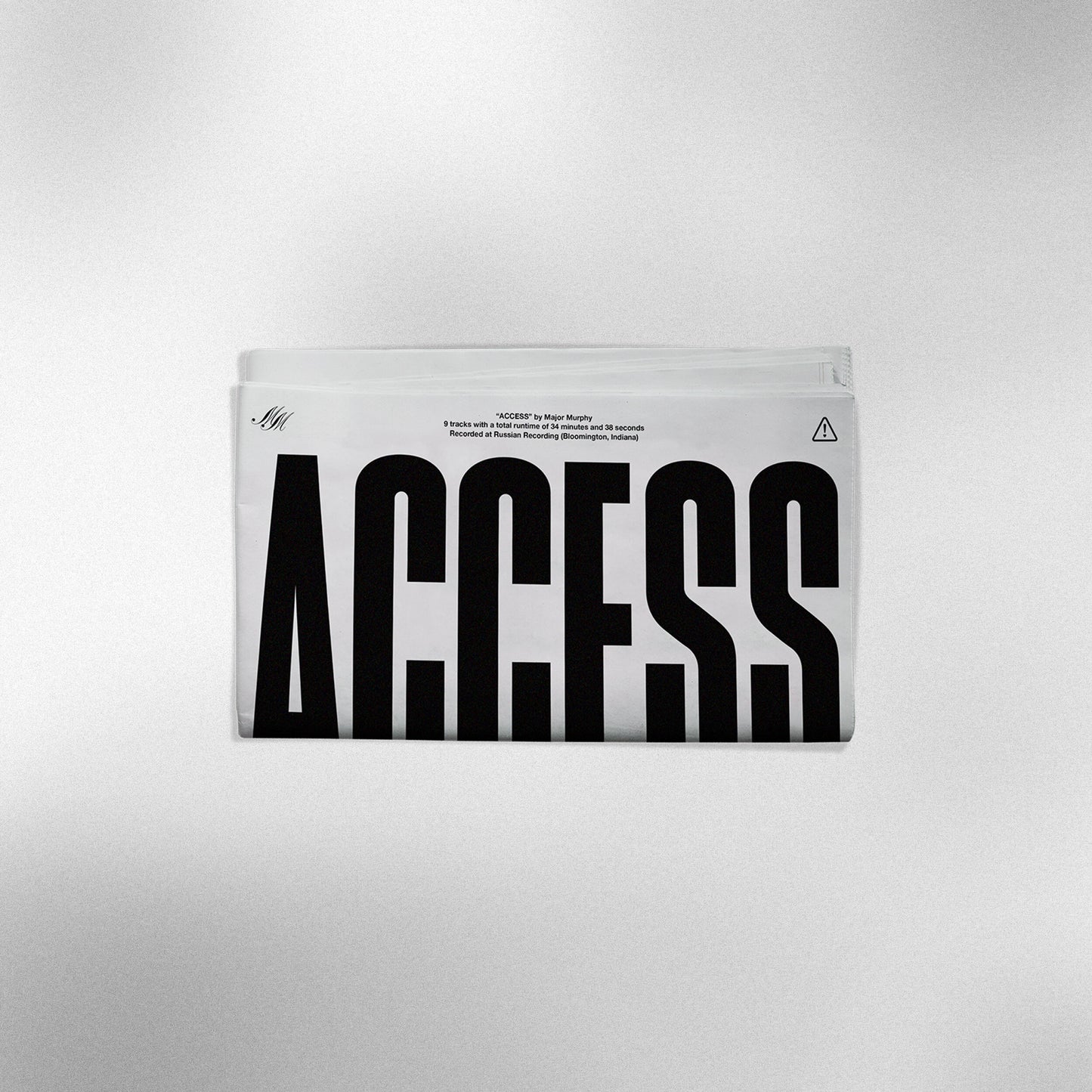 Major Merch: Access Vinyl + Long Sleeve Tee + 40 Page Newsprint
