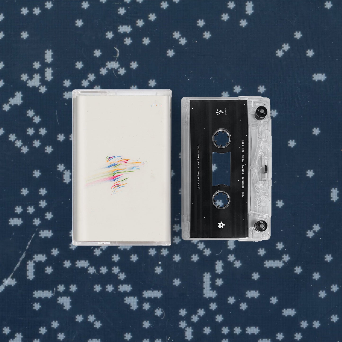 rainbow music: cassette tape