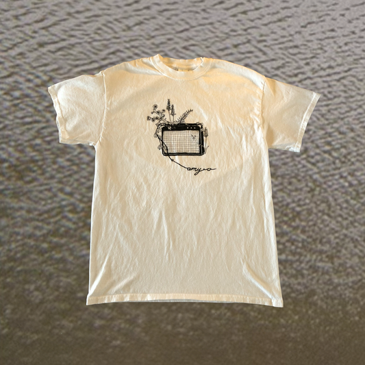 Amy O - Flower Amp T-Shirt