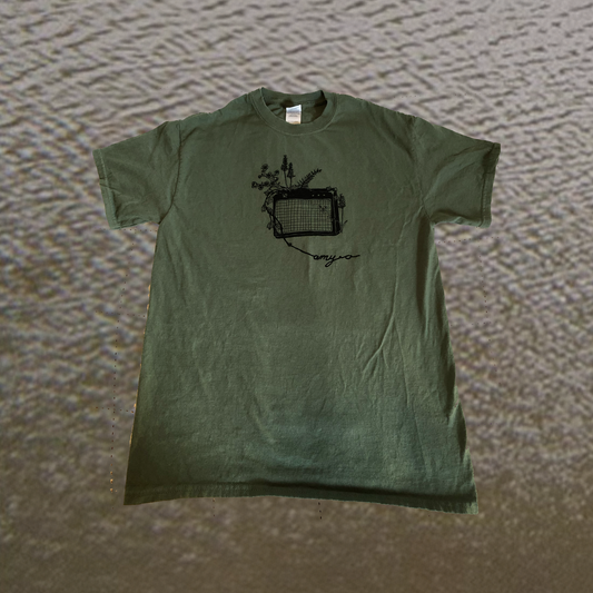 Amy O - Flower Amp T-Shirt
