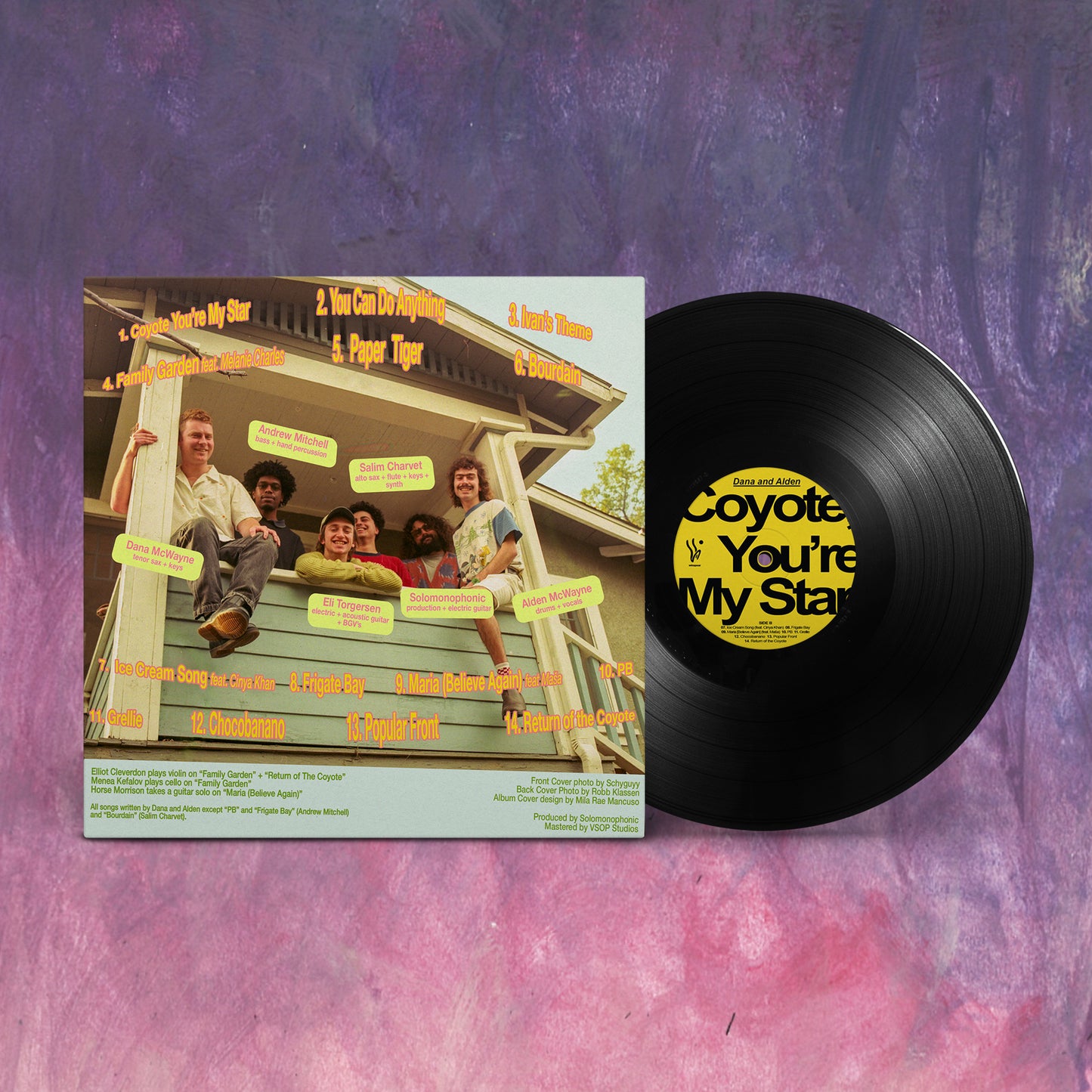 Coyote, You're My Star - Black Vinyl
