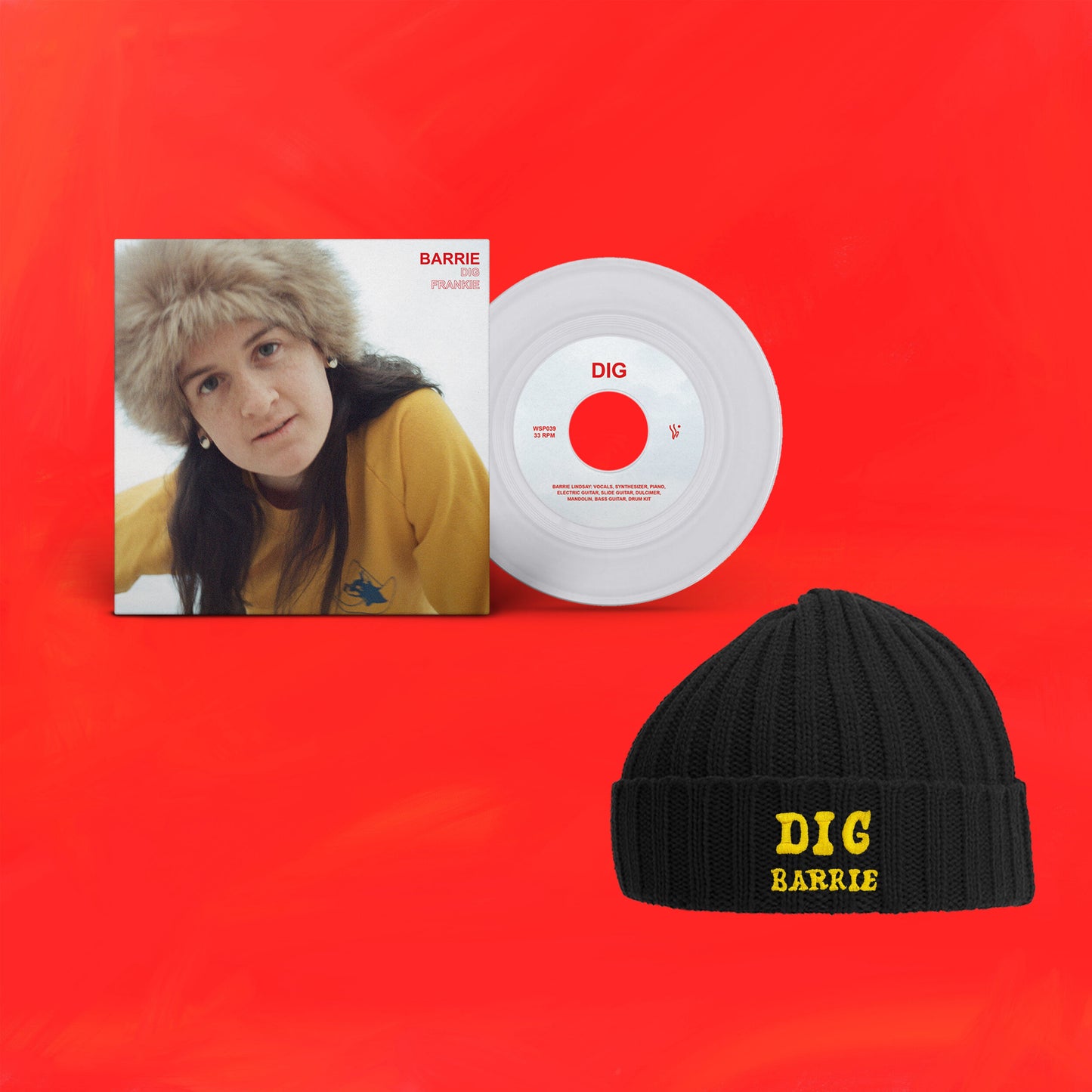 BUNDLE: 7" Clear Vinyl + Beanie