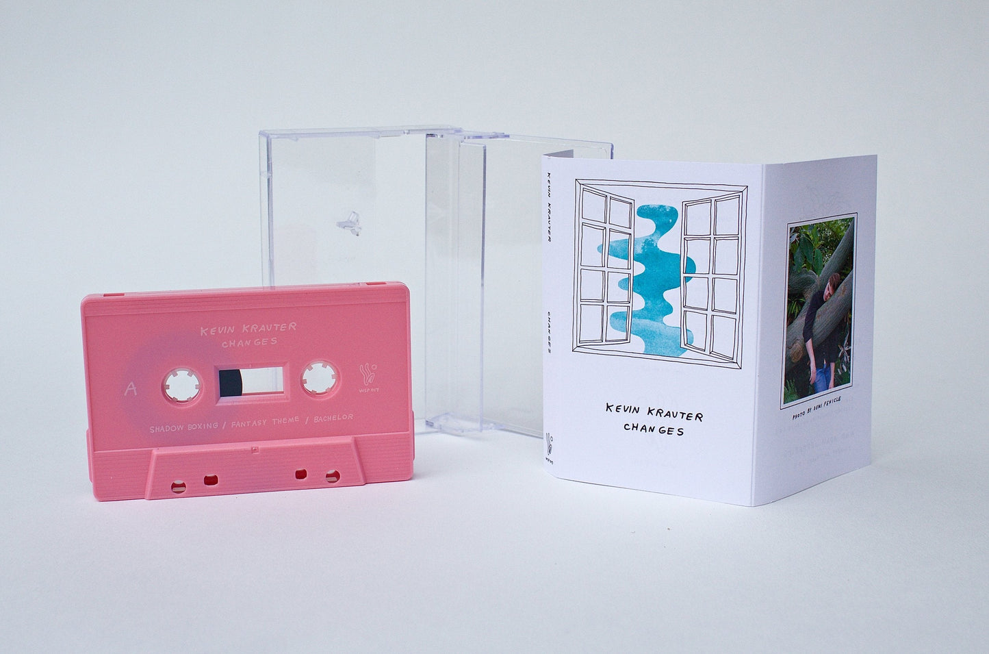 Kevin Krauter 'Changes' Pink Cassette Tape
