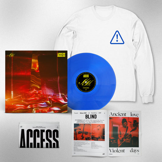 Major Merch: Access Vinyl + Long Sleeve Tee + 40 Page Newsprint