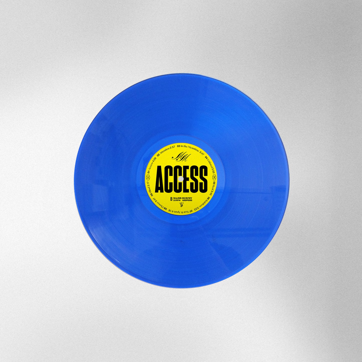 Major Murphy - Access: Transparent Blue Vinyl